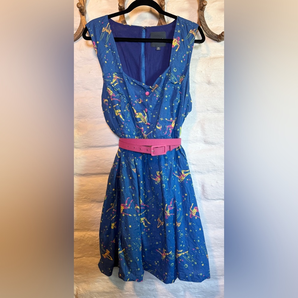 Modcloth Plus Size Dress w/ Belt 3x